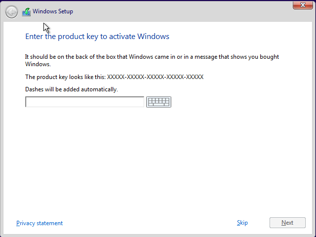 активация Windows 10 после чистой установки