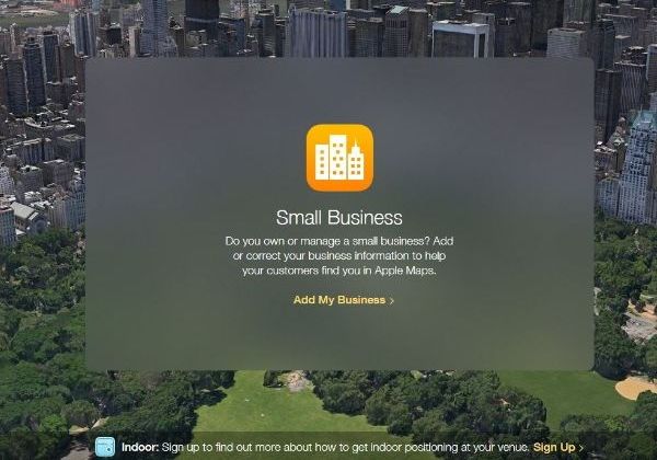 Бизнес в Apple Maps