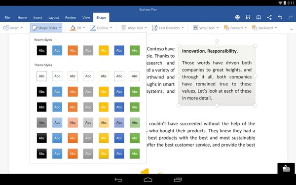 Microsoft Office  Android-