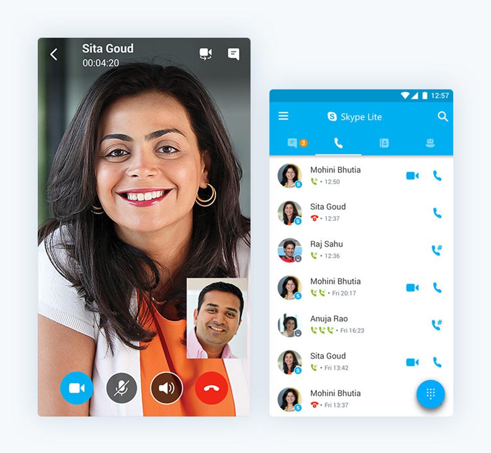Skype Lite для Android