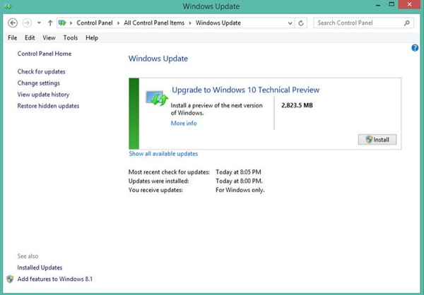 Как обновить Windows 7 и 8 до Windows 10